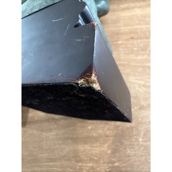 Rodin The Thinker Cast Metal Bookends Green Faux Verdigris Finish Vintage - Picture 7 of 12